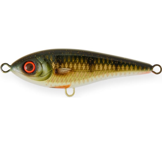 Воблер Strike Pro Джеркбейт Buster V, цвет: C382F Golden Perch EG-148#C382F