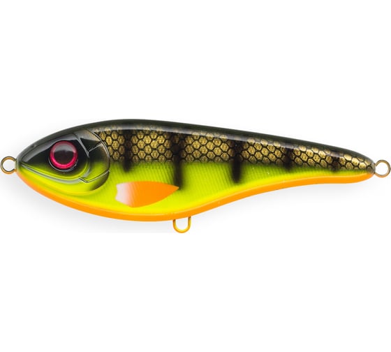 Воблер Strike Pro Джеркбейт Buster V, цвет: C664F Hot Baitfish EG-148#C664F 1
