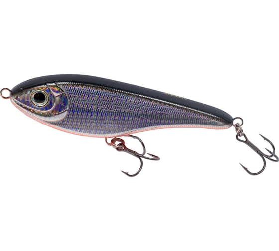 Воблер Strike Pro Джеркбейт Buster Jerk Sinking, цвет: A70-713 Black Silver OB EG-048#A70-713