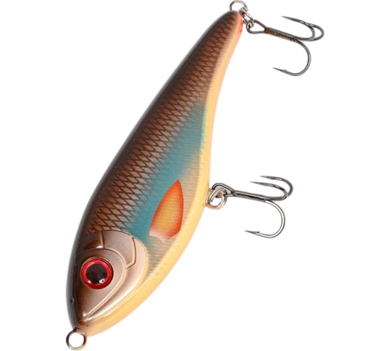 Воблер Strike Pro Джеркбейт Buster Jerk Sinking, цвет: C477F Peach Roach EG-048#C477F