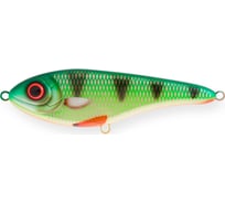 Воблер Strike Pro Джеркбейт Buster Jerk Sinking, цвет: A382F Green Perch EG-048#A382F