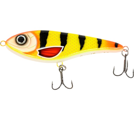 Воблер Strike Pro Джеркбейт Buster Jerk Sinking, цвет: C683F Disco Perch EG-048#C683F