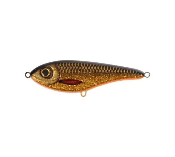 Воблер Strike Pro Джеркбейт Buster V, цвет: C768 Golden Roach EG-148#C768