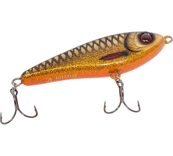Воблер Strike Pro Джеркбейт Buster V, цвет: C768 Golden Roach EG-148#C768