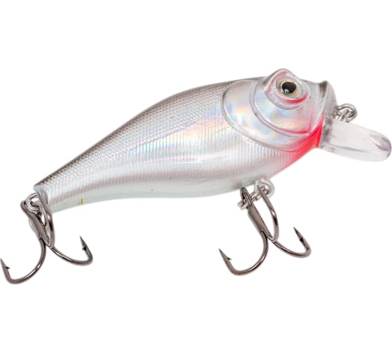 Воблер Strike Pro Крэнк Aquamax Shad 50, цвет: A010-EP Black Back Silver JL-128F#A010-EP