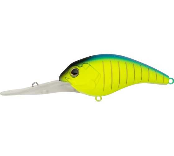 Воблер Strike Pro Strike Pro Крэнк Crankee Deep Runner 100, цвет: 597S Blue Mat Tiger EG-224#597S
