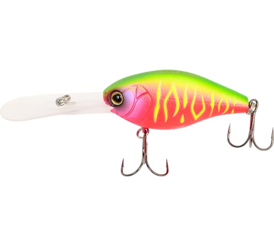 Воблер Strike Pro Крэнк Cranky-EX Deep 60, цвет: A230S Watermelon Mat Tiger EG-168XL#A230S