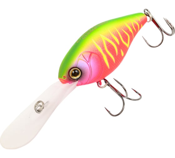 Воблер Strike Pro Крэнк Cranky-EX Deep 60, цвет: A230S Watermelon Mat Tiger EG-168XL#A230S