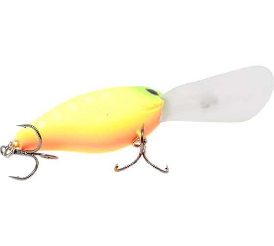 Воблер Strike Pro Крэнк Cranky-EX Deep 60, цвет: A178S Lemon Mat Tiger EG-168XL#A178S