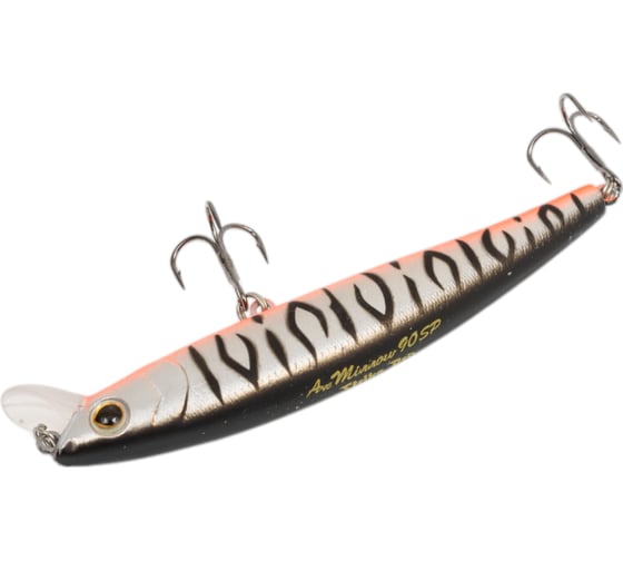 Воблер Strike ProМинноу Arc Minnow 90SP, цвет: A243ES Grey Shadow Mat Tiger JL-120-SP#A243ES