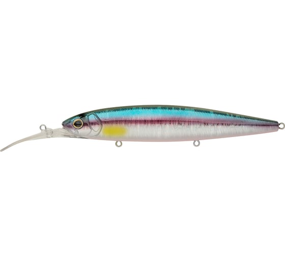 Воблер Strike Pro Минноу Bold Deep Diver 130SP, цвет: A210-SBO-RP Rainbow Ghost Wakasagi, EG-191L-S EG-191L-SP#A210-SBO-RP 1