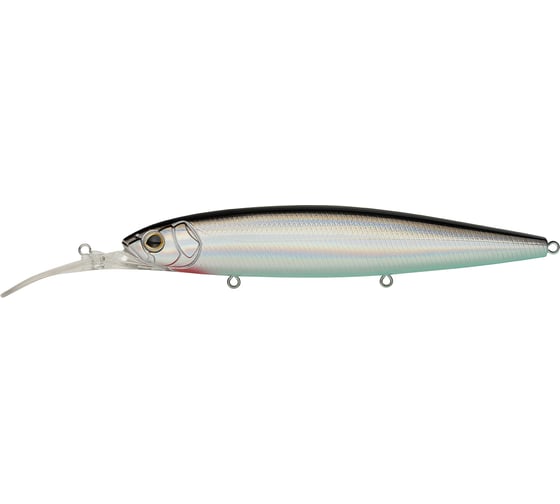 Воблер Strike Pro Минноу Bold Deep Diver 130SP, цвет: A010-EP Black Back Silver EG-191L-SP#A010-EP 1