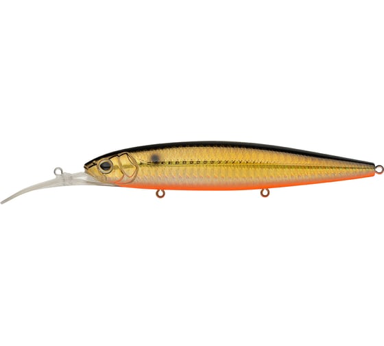 Воблер Strike Pro Минноу Bold Deep Diver 130SP, цвет: 613-713 Black Back Smoked OB, EG-191L-SP#613 EG-191L-SP#613-713