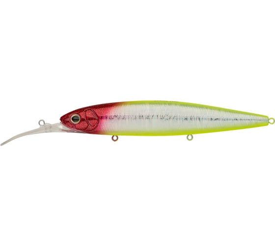 Воблер Strike Pro Минноу Bold Deep Diver 130SP, цвет: X10-SBO Clown Silver EG-191L-SP#X10-SBO