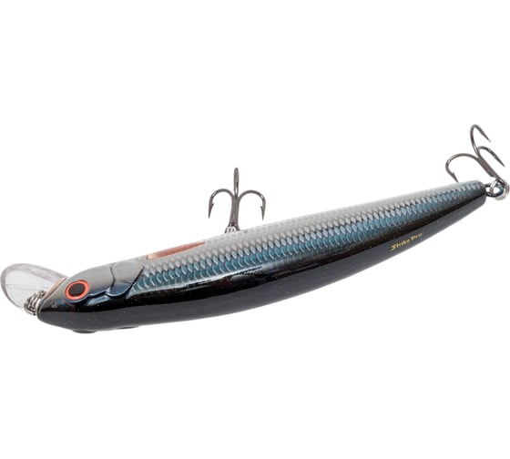 Воблер Strike Pro Минноу Musky Monster SL200, цвет: C384F Whitefish MG-005F#C384F