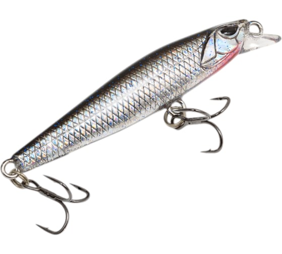 Воблер Strike Pro Минноу Scud Minnow 60S (Lipslide 60), цвет: SIN059V Blackback Sequins, (EG-241#SIN EG-241#SIN059V