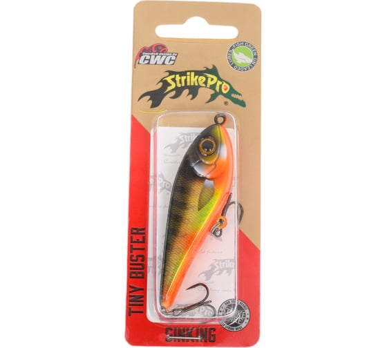 Воблер Strike Pro Джеркбейт Tiny Buster, цвет: C754F Elritsa EG-149#C754F