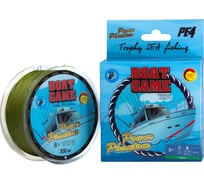 Шнур Power Phantom Boat, 300m, зеленый, 10, 0.52мм, 54.8кг PPBTG30010
