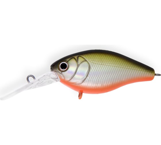 Воблер Strike Pro Крэнк Cranky-X Deep 60, цвет: 612T Natural Shad Silver EG-168L#612T