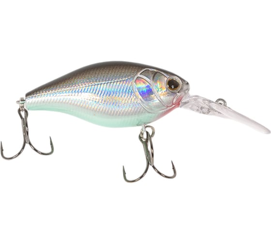 Воблер Strike Pro Крэнк Cranky-X Deep 60, цвет: A010-EP Black Back Silver EG-168L#A010-EP