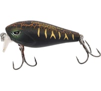 Воблер Strike Pro Крэнк Funky-X Crank, Medium Trank 36F, цвет: A208S Black Mat Tiger EG-239#A208S