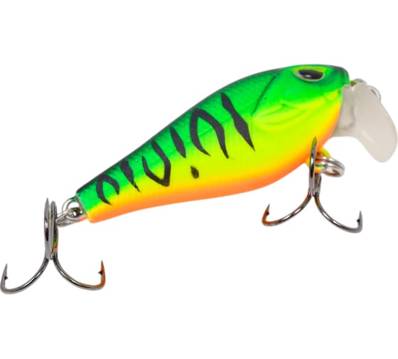 Воблер Strike Pro Крэнк Funky-X Crank, Medium Trank 36F, цвет: GC01S Mat Tiger EG-239#GC01S