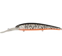 Воблер Strike Pro Минноу Hooligan Deep Diver 120, цвет: A243ES Grey Shadow Mat Tiger EG-220L#A243ES