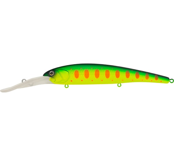 Воблер Strike Pro Минноу Hooligan Deep Diver 120, цвет: A209S Acid Mat Char EG-220L#A209S 1