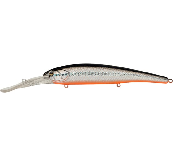 Воблер Strike Pro Минноу Hooligan Deep Diver 120, цвет: A70-713 Black Silver OB EG-220L#A70-713 1