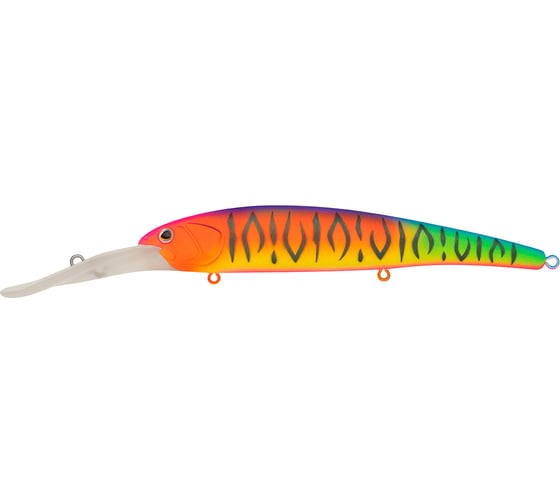 Воблер Strike Pro Минноу Hooligan Deep Diver 120, цвет: A244S Parrot Mat Tiger EG-220L#A244S