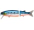 Воблер Strike Pro Составной Glider 120, цвет: A234-SBO-LU Blue Back Silver OB Fluo EG-157B-SP#A234-SBO-LU 1