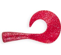 Хвост для джеркбейта Strike Pro Wolf Tail Jr. красный с блестками, 2 шт. EG-175T#RG