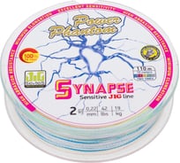 Шнур Power Phantom Synapse PE 110 м, мультиколор, 2,0 19кг, 0.22 мм PPPESYM11020