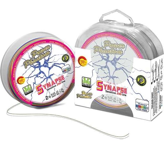 Шнур Power Phantom Synapse PE 150 м, мультиколор, 3 24,9кг, 0.27 мм PPPESYM15030 1