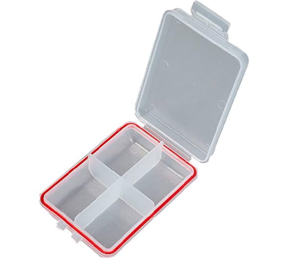 SALMO Коробка рыболов. водонепр. WATERPROOF 105?70?25 4 яч. 1501-03 1