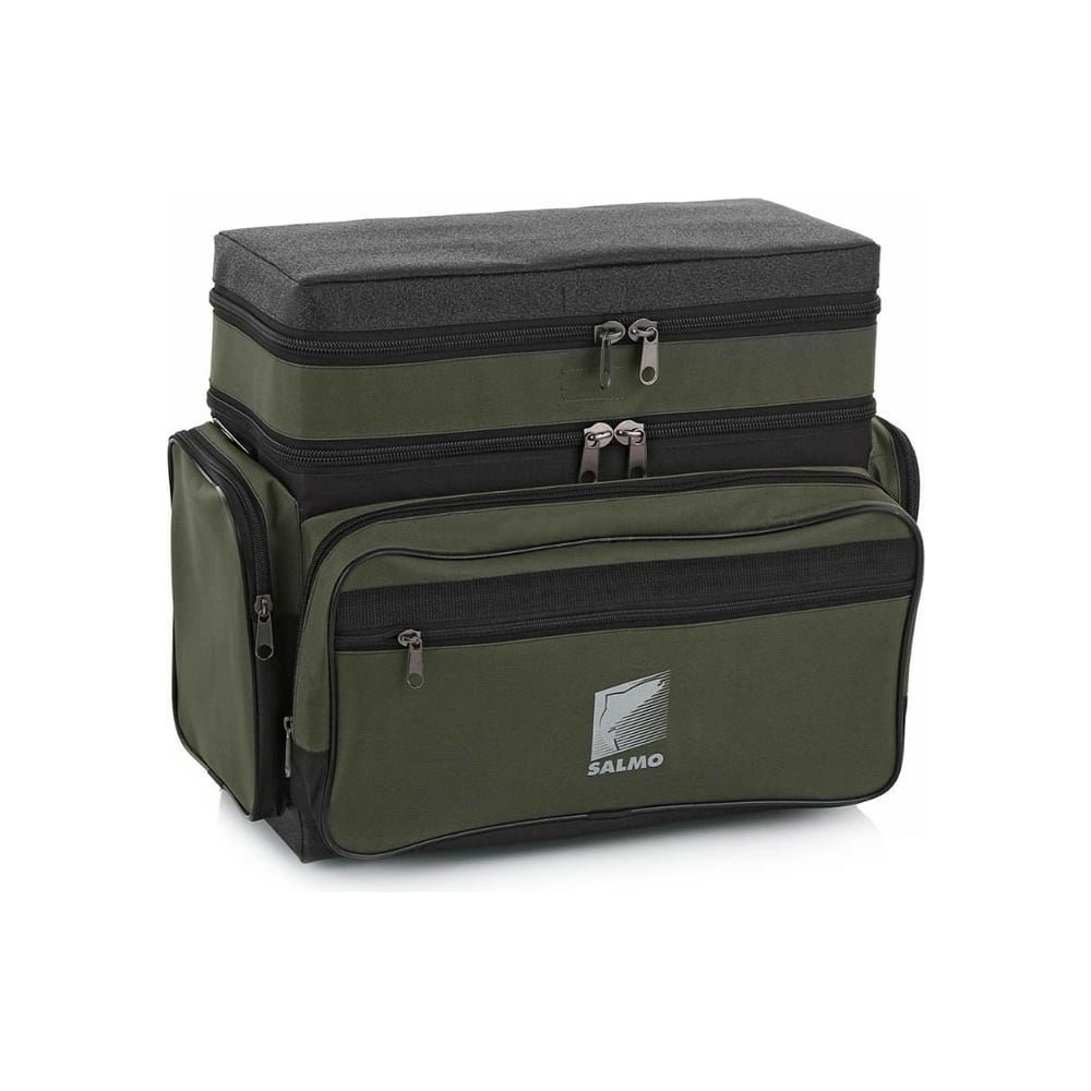 Рыболовный, зимний, пенопластовый, 2-х ярусный ящик-рюкзак Salmo H-2LUX ...