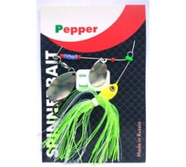 Спиннербэйт ИП Перцев Ю.Н. вес 14 г, зеленый хвост 02-001-07