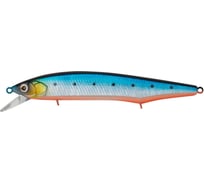 Воблер Strike Pro Минноу Intriger 120SP, цвет: A234-SBO-LU Blue Back Silver OB Fluo EG-194B-SP#A234-SBO-LU