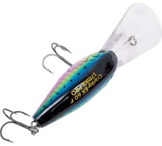 Воблер Strike Pro Крэнк Cranky-EX Deep 60, цвет: 692-713-RP Pacific Sardine EG-168XL#692-713-RP