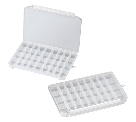 MEIHO Коробка рыболов.  CLEAR CASE C-1200NS 255x190x28 C-1200NS 1