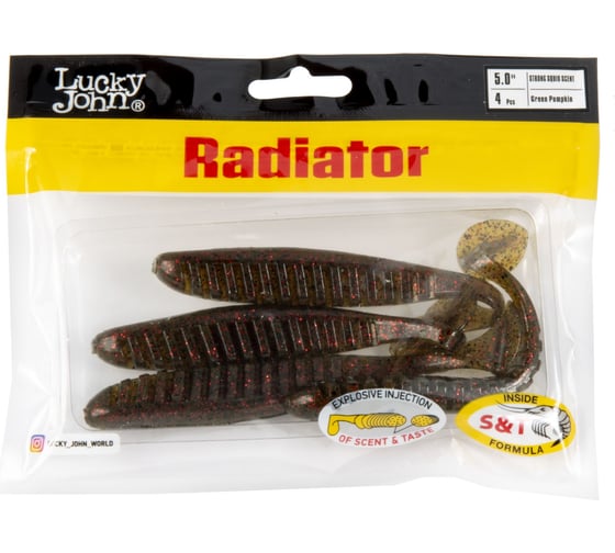Съедобные искусственные виброхвосты LUCKY JOHN LJ Pro Series RADIATOR 5.0in (125 мм), цвет PA03, 4 шт 140211-PA03
