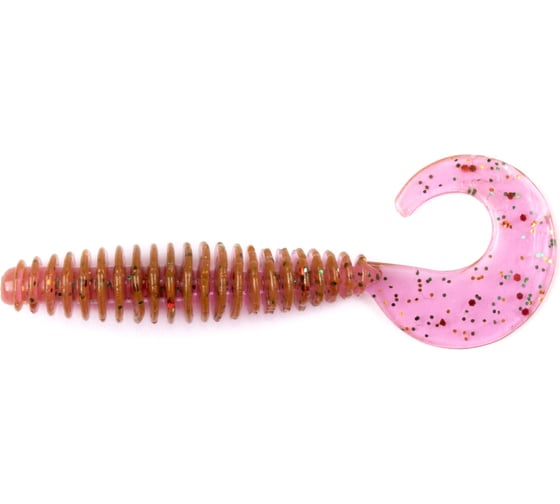 Съедобные искусственные слаги LUCKY JOHN LJ Pro Series ULTRAWORM CURLY 2.0in (50 мм), цвет S14, 9 шт 140198-S14 1