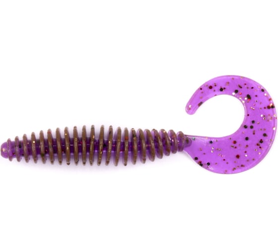 Съедобные искусственные слаги Lucky John LJ Pro Series ULTRAWORM CURLY 2.0in, 5 см, цвет S13, 9 шт 140198-S13