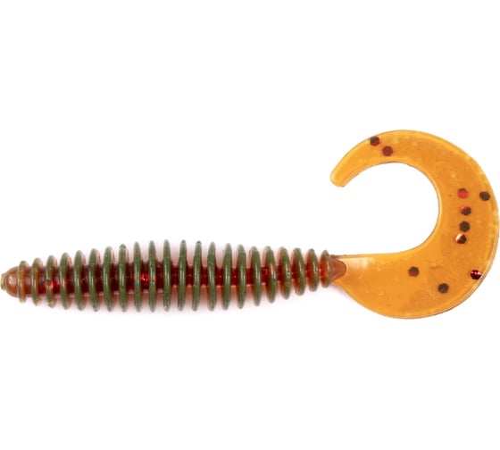 Съедобные искусственные слаги Lucky John LJ Pro Series ULTRAWORM CURLY 2.0in, 5 см, цвет PA16, 9 шт 140198-PA16