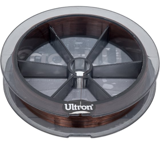 Монофильная леска для рыбалки Ultron carp fishing 0.25 мм, 7.0 кг, 100 м, коричневая pkn07740