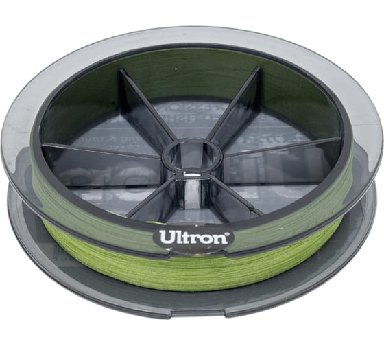 Плетеный шнур для рыбалки Ultron wx 8 supreme 0.12 мм, 10.0 кг, 100 м, хаки pkn07863