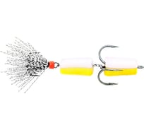 Мандула серебристый хвост люрекс, белый/желтый 08-004-02