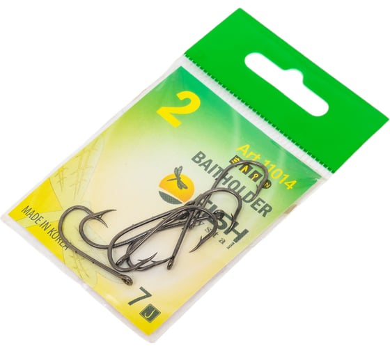 Крючок FISHCRYSTAL FS BAITHOLDER №2, 7 шт 11014-02F