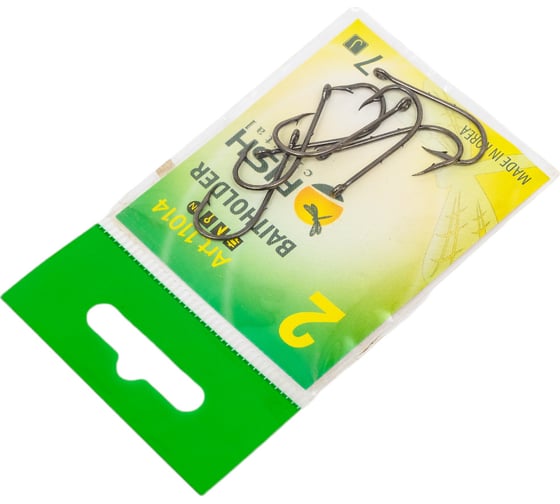 Крючок FISHCRYSTAL FS BAITHOLDER №2, 7 шт 11014-02F