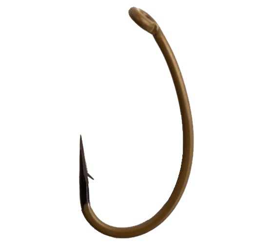 Крючок FISHCRYSTAL FS CARP HOOK OLIVE №8, покрытие Ol, 5 шт 11064-08F 1